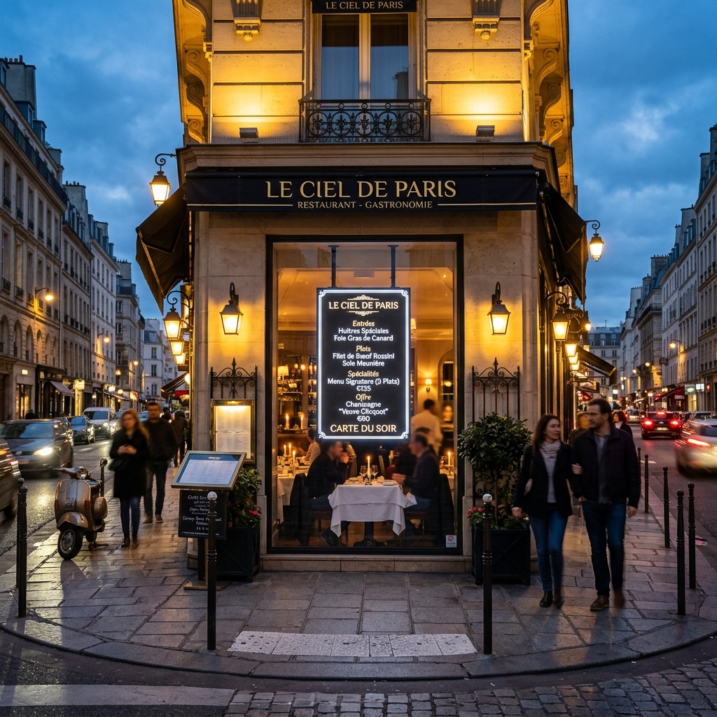parisian restaurant storefront 202604182151